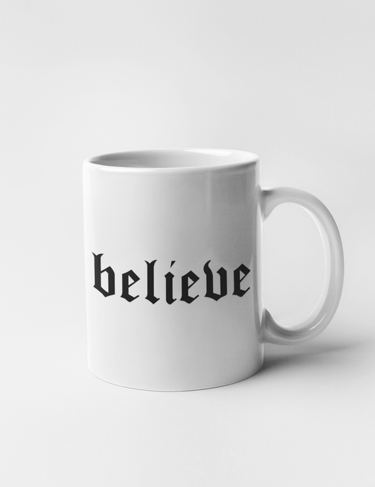Believe Classic Coffee Mug